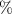 \%