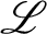 
\documentclass{article}
  \usepackage{mathrsfs}
  \pagestyle{empty}
  \renewcommand*{\L}{\ensuremath{\mathscr{L}}}

\begin{document}
\Huge$\L$
\end{document}
