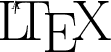 
\documentclass[10pt]{article}
\pagestyle{empty}
\begin{document}
\newfont{\myfont}{cmr17 scaled 2000}
\myfont
\LaTeX
\end{document}
