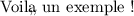 
\documentclass{article}
\usepackage[OT1]{fontenc}
\pagestyle{empty}
\begin{document}
\newfont{\myfont}{ecrm1000}
{\myfont Voil\`a un exemple !}
\end{document}
